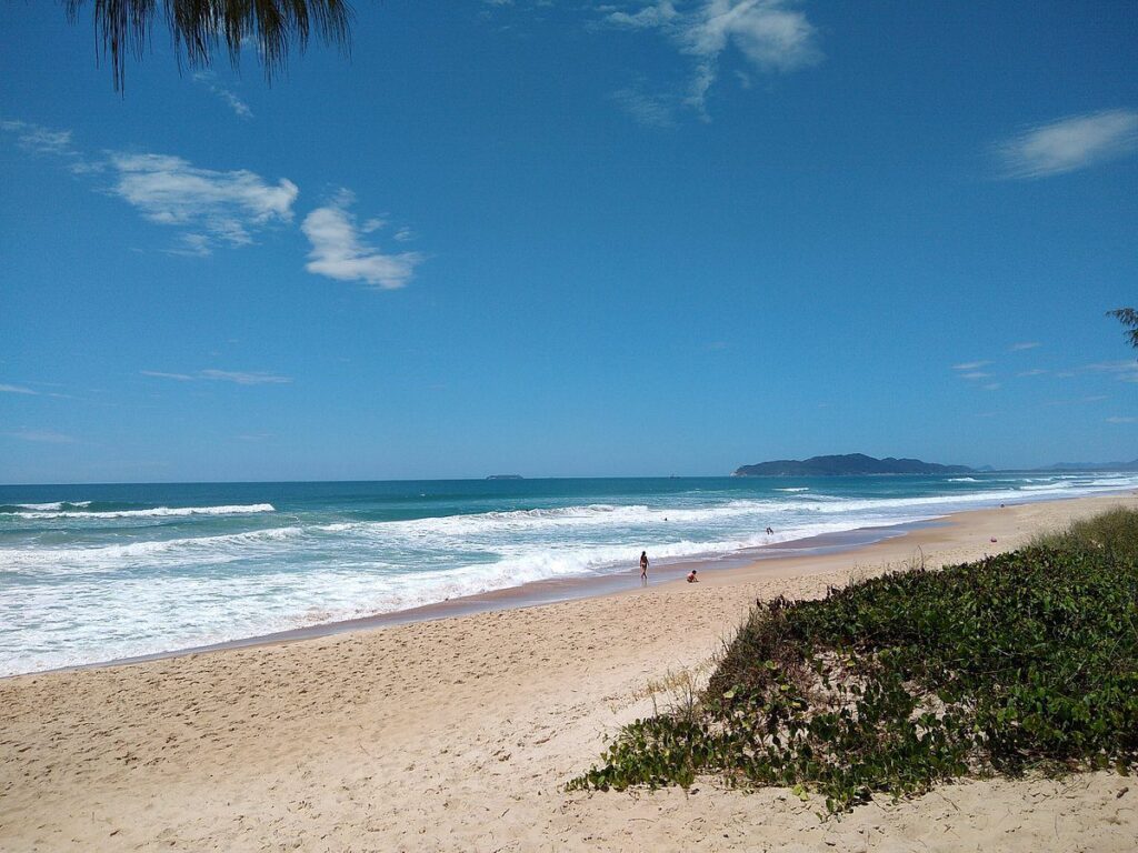 A Praia do Moçambique é uma das praias mais extensas de Florianópolis e mais preservadas, pois faz parte do Parque Florestal do Rio Vermelho.