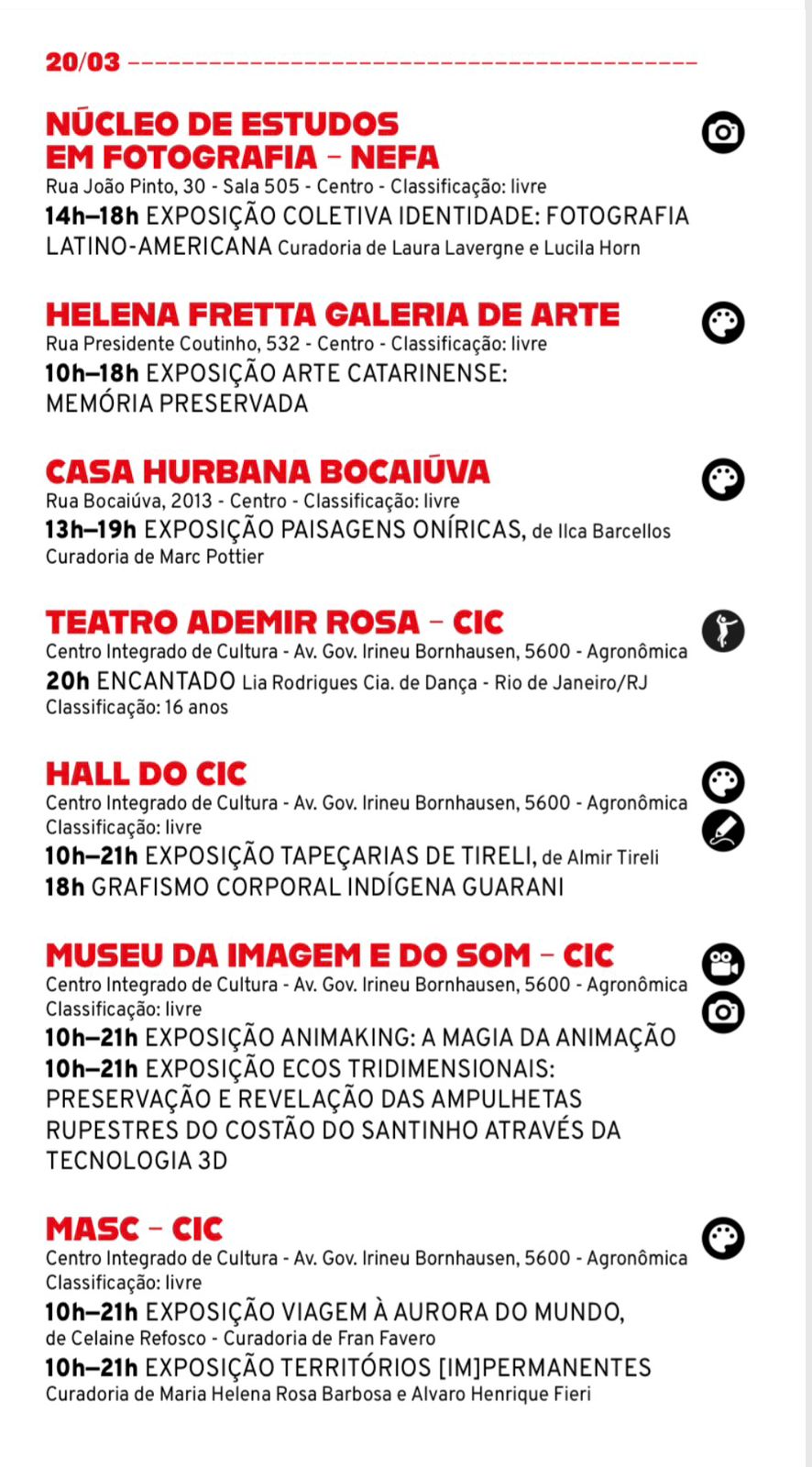 maratona cultural 20.03