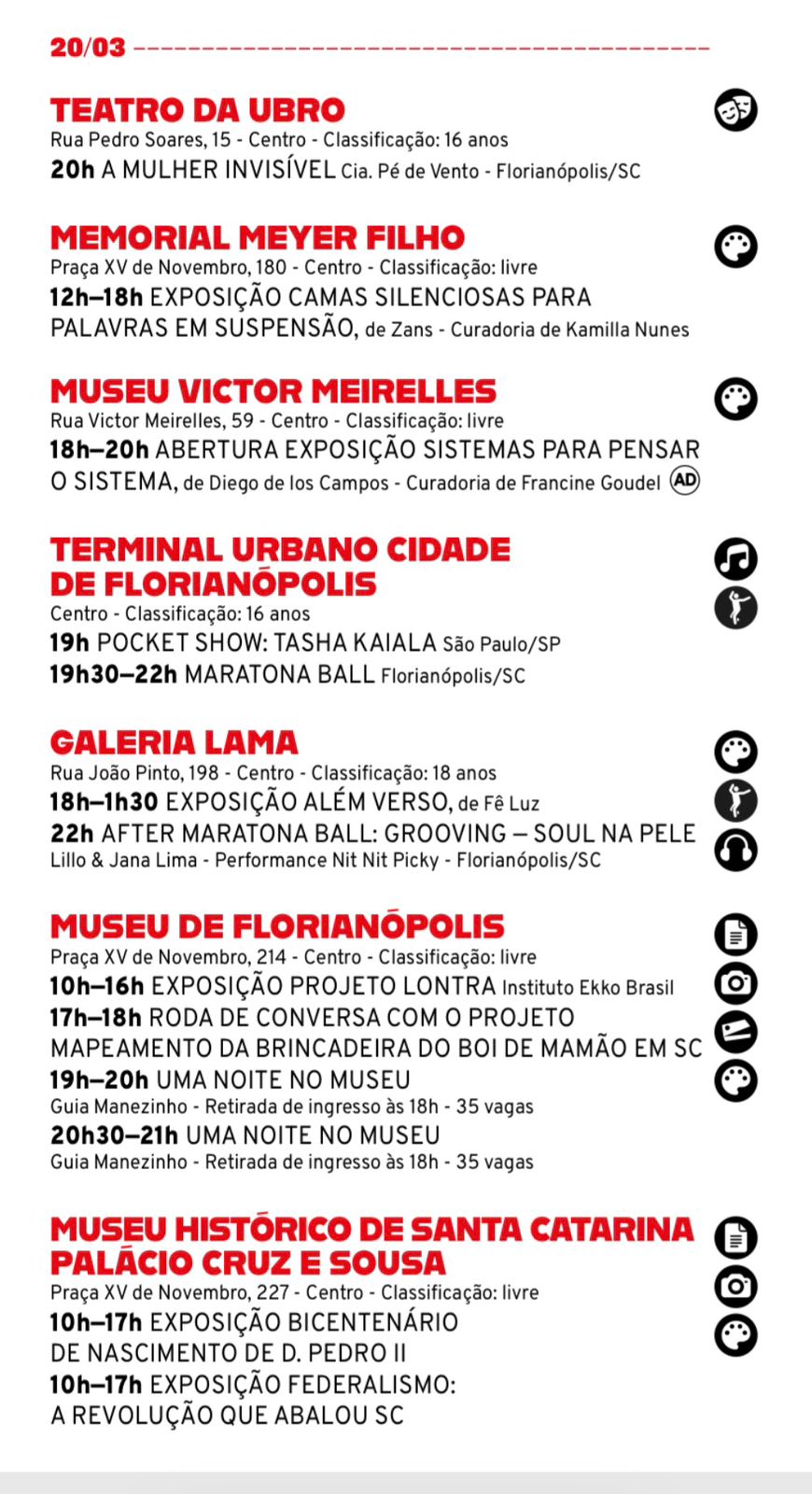 maratona cultural 20.03